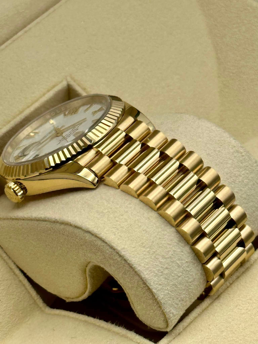Rolex Day-Date 40mm 228238 Presidential White Dial