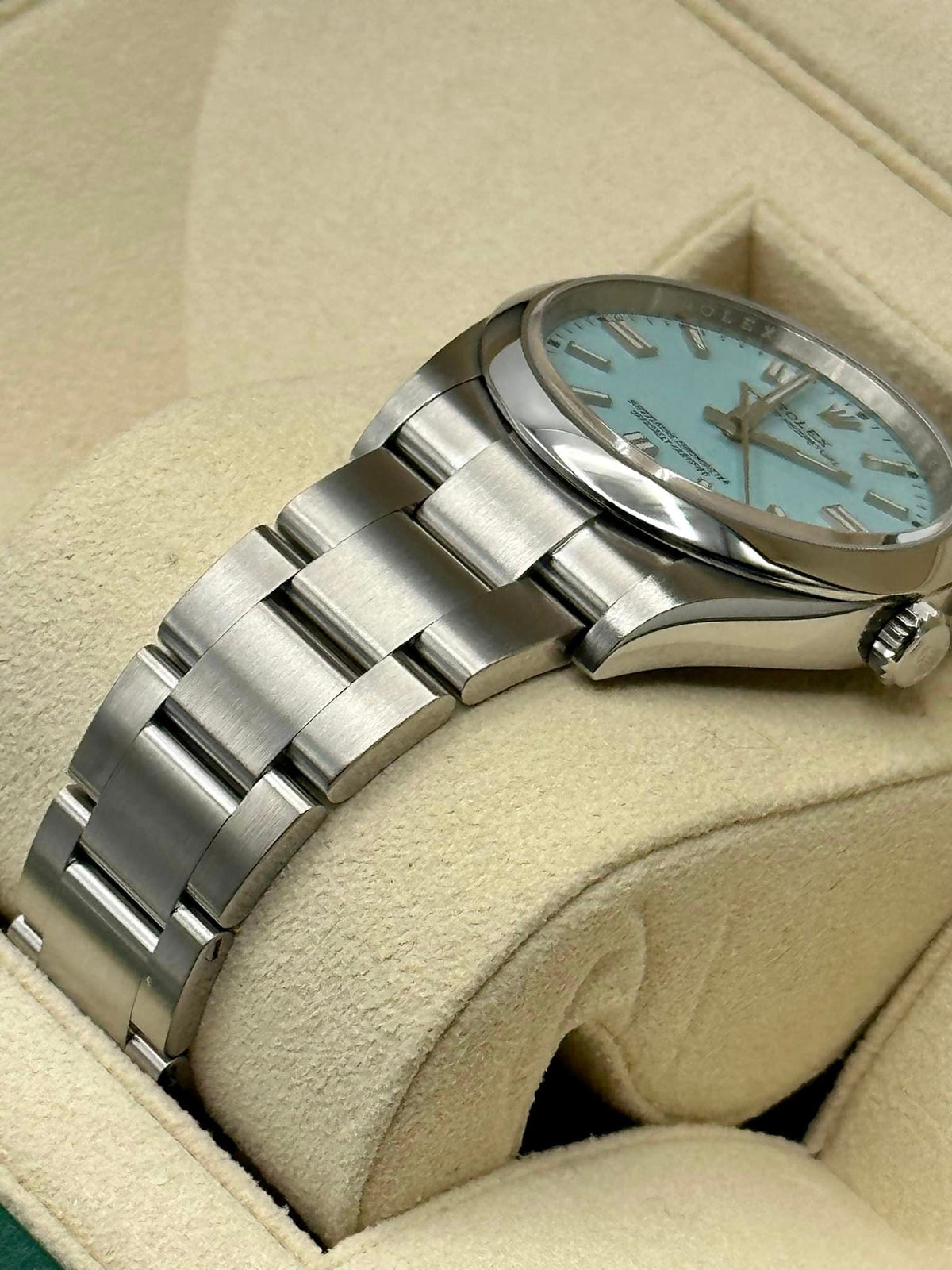 2022 Rolex Oyster Perpetual 36mm 126000 Tiffany Blue Dial