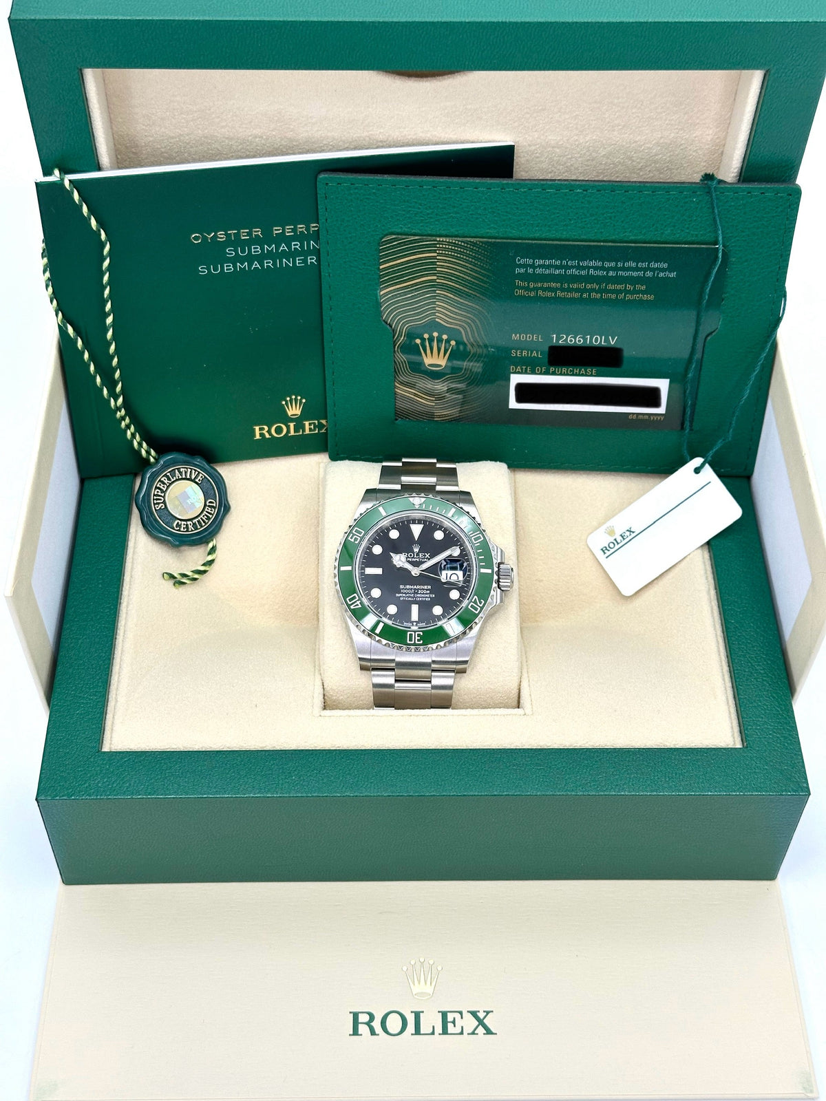 NEW 2024 Rolex Submariner "Starbucks" 41mm 126610LV Black Dial