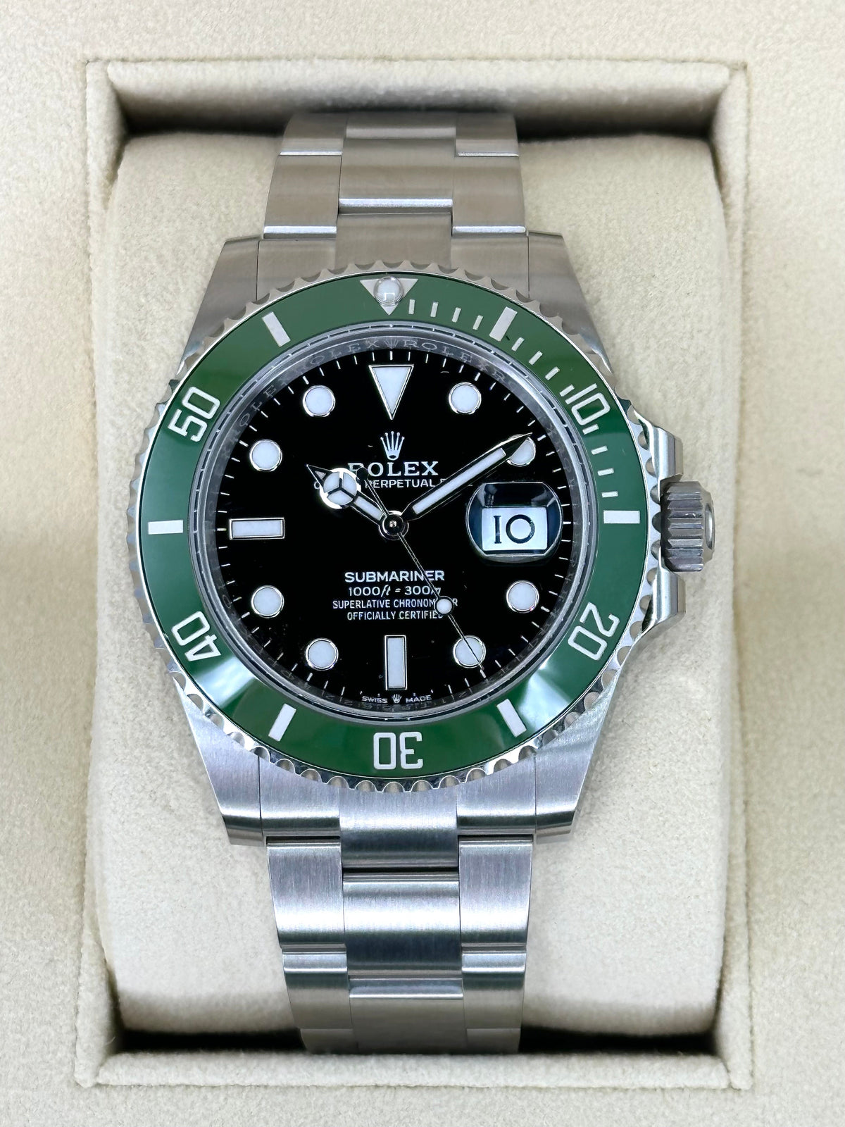 NEW 2024 Rolex Submariner "Starbucks" 41mm 126610LV Black Dial
