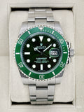 2018 Rolex Submariner “Hulk” 40mm 116610LV Green Dial