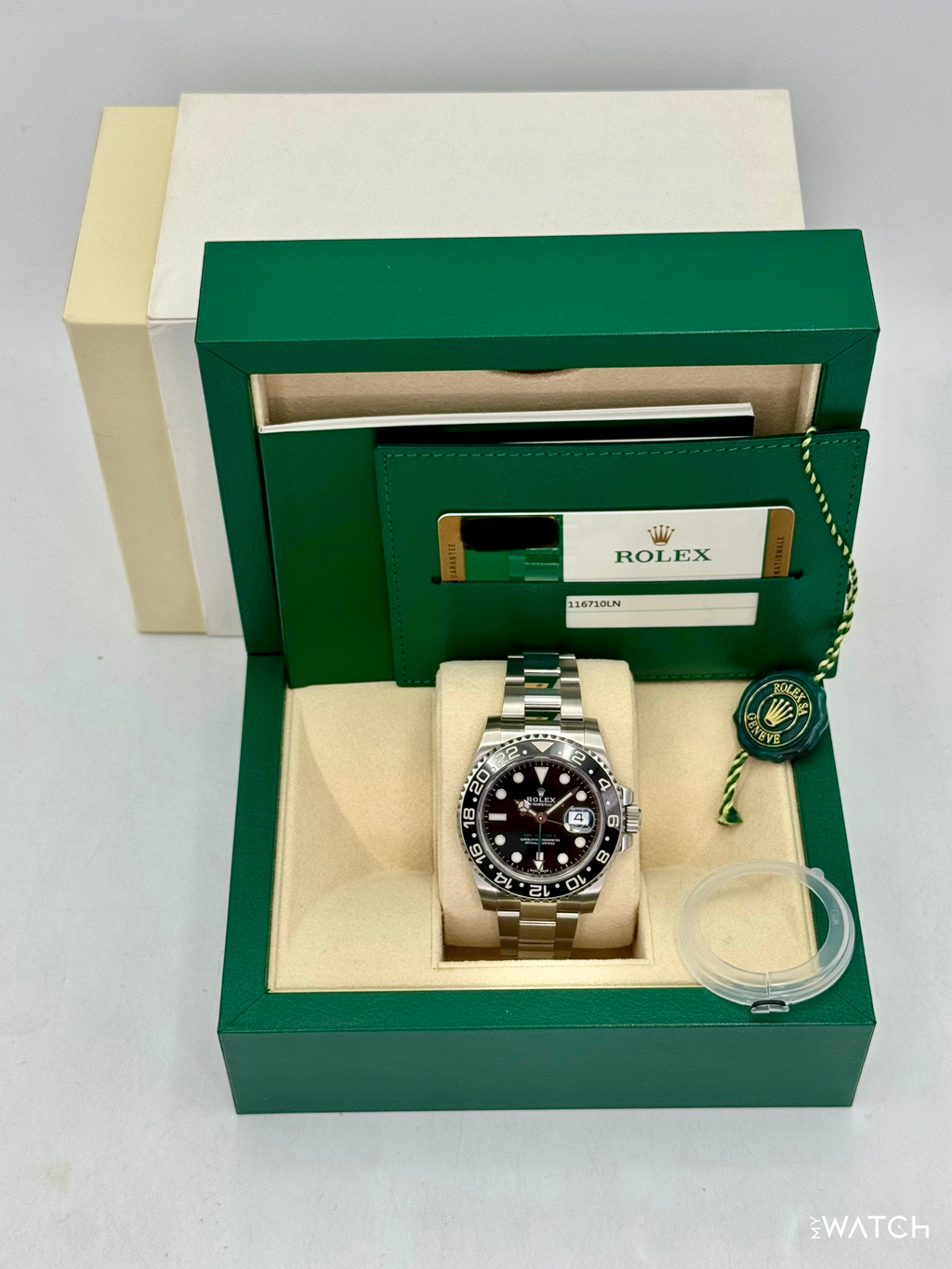 2018 Rolex GMT-Master II 40mm 116710LN Stainless Steel Black Dial