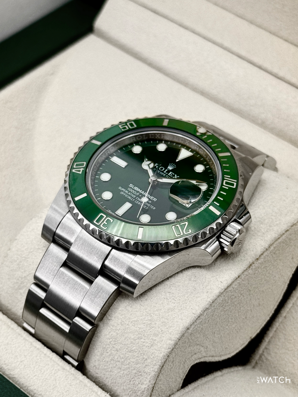 2018 Rolex Submariner “Hulk” 40mm 116610LV Green Dial