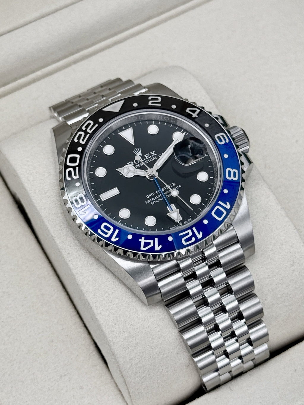 NEW 2026 Rolex GMT-Master II "Batgirl" 40mm 126710BLNR Jubilee (STICKERED)