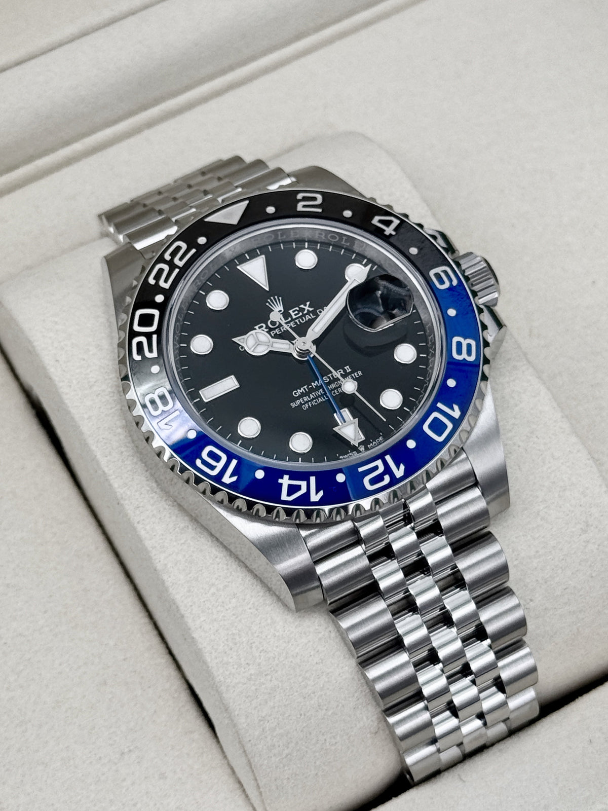 NEW 2026 Rolex GMT-Master II "Batgirl" 40mm 126710BLNR Jubilee (STICKERED)