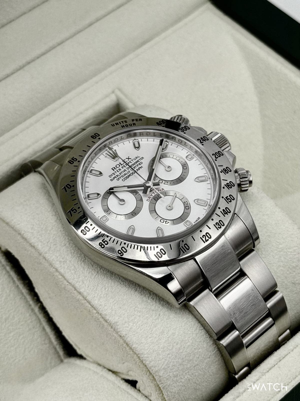 2013 Rolex Daytona 40mm 116520 Stainless Steel White Dial (Collectors Set)