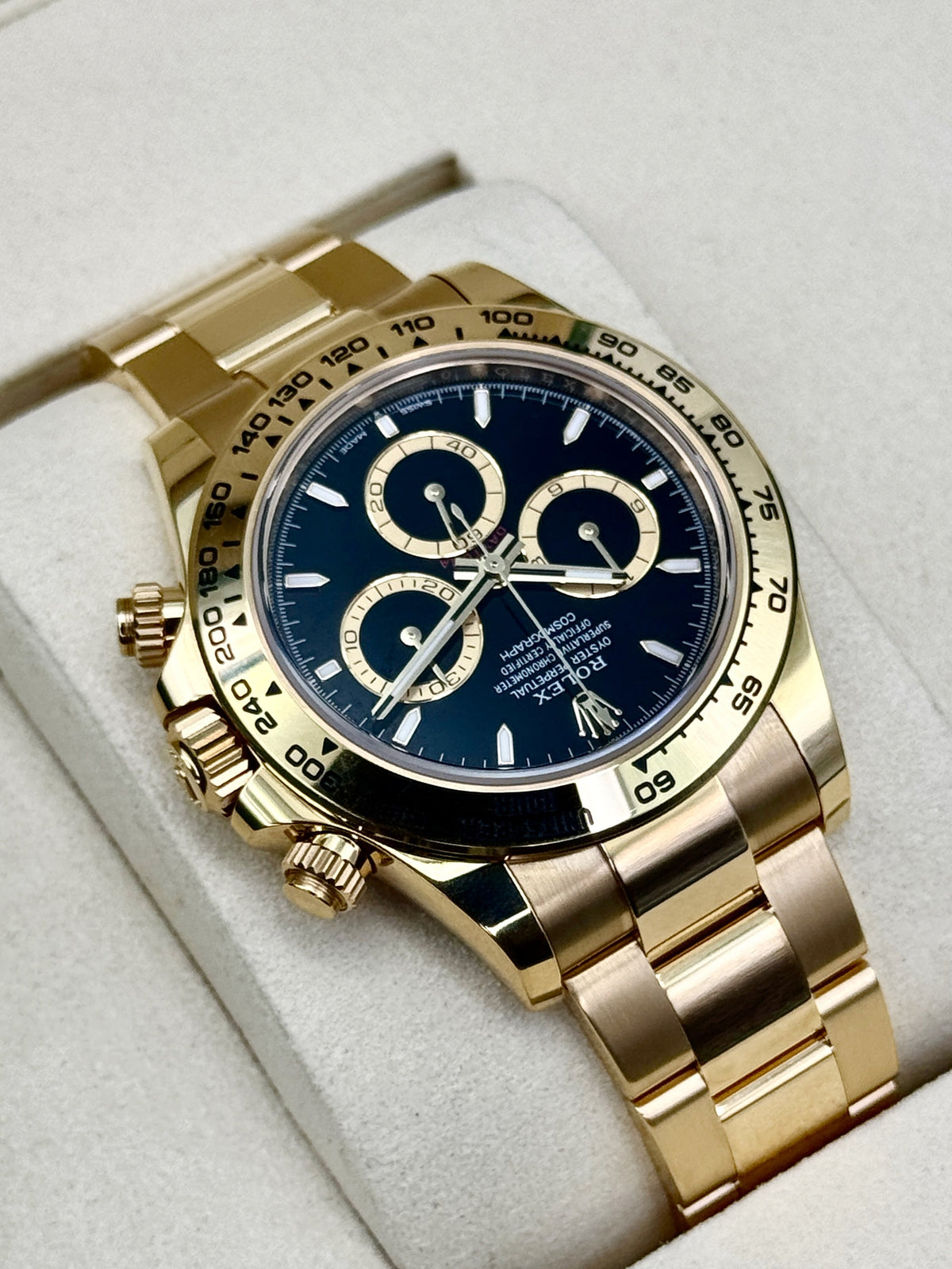 2025 Rolex Daytona 40mm 126508 18K Yellow Gold Black Dial