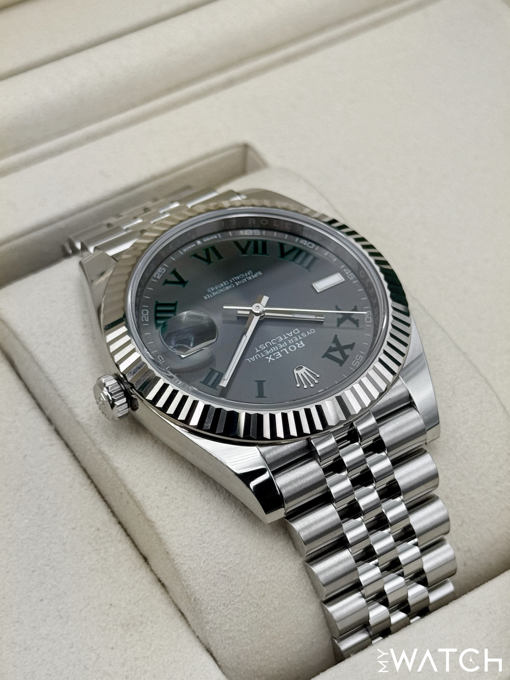 NEW 2025 Rolex Datejust 41mm 126334 Jubilee Wimbledon Dial