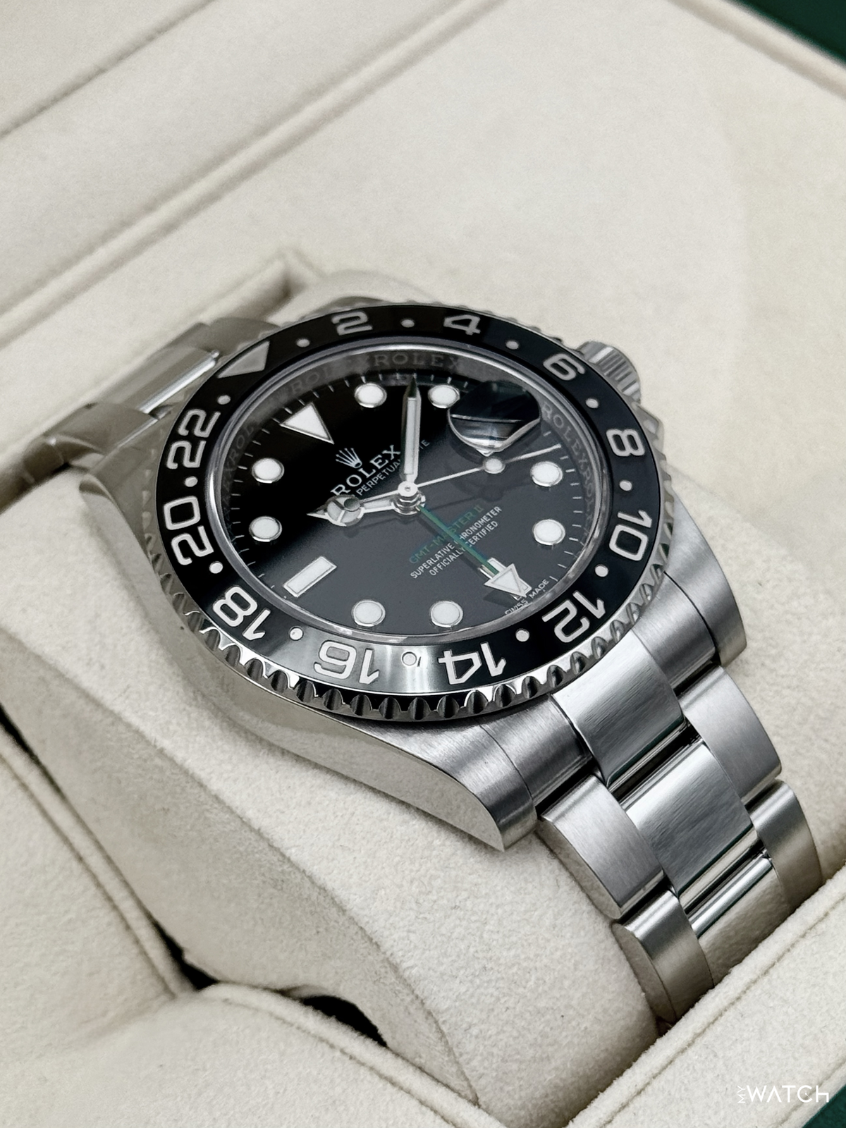 2019 Rolex GMT-Master II 40mm 116710LN Stainless Steel Black Dial