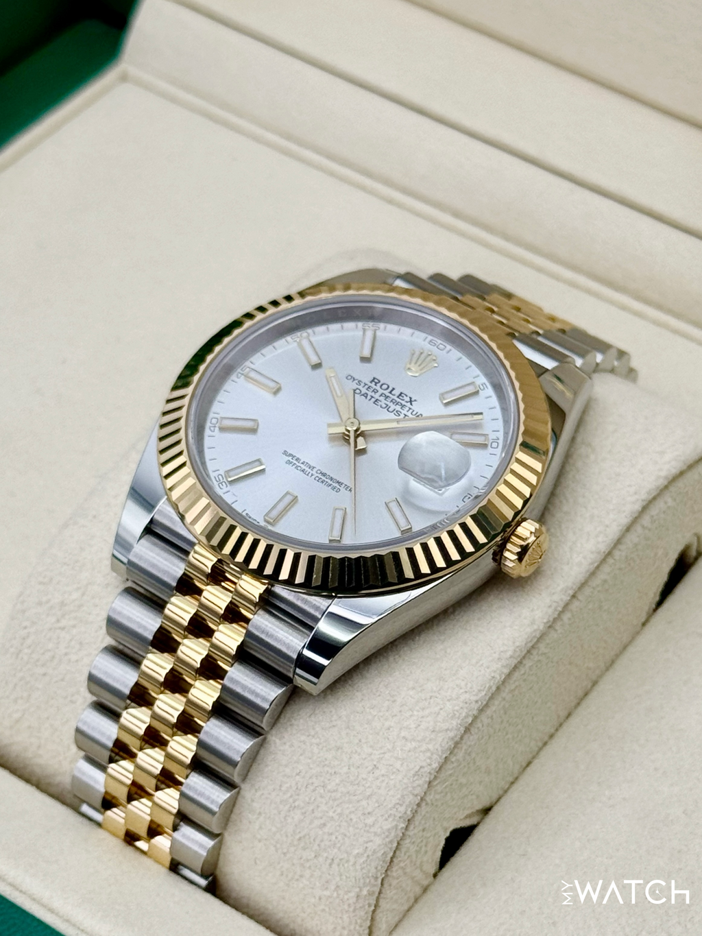 NEW 2025 Rolex Datejust 41mm 126333 Two-Tone Jubilee Silver Dial (STICKERED)