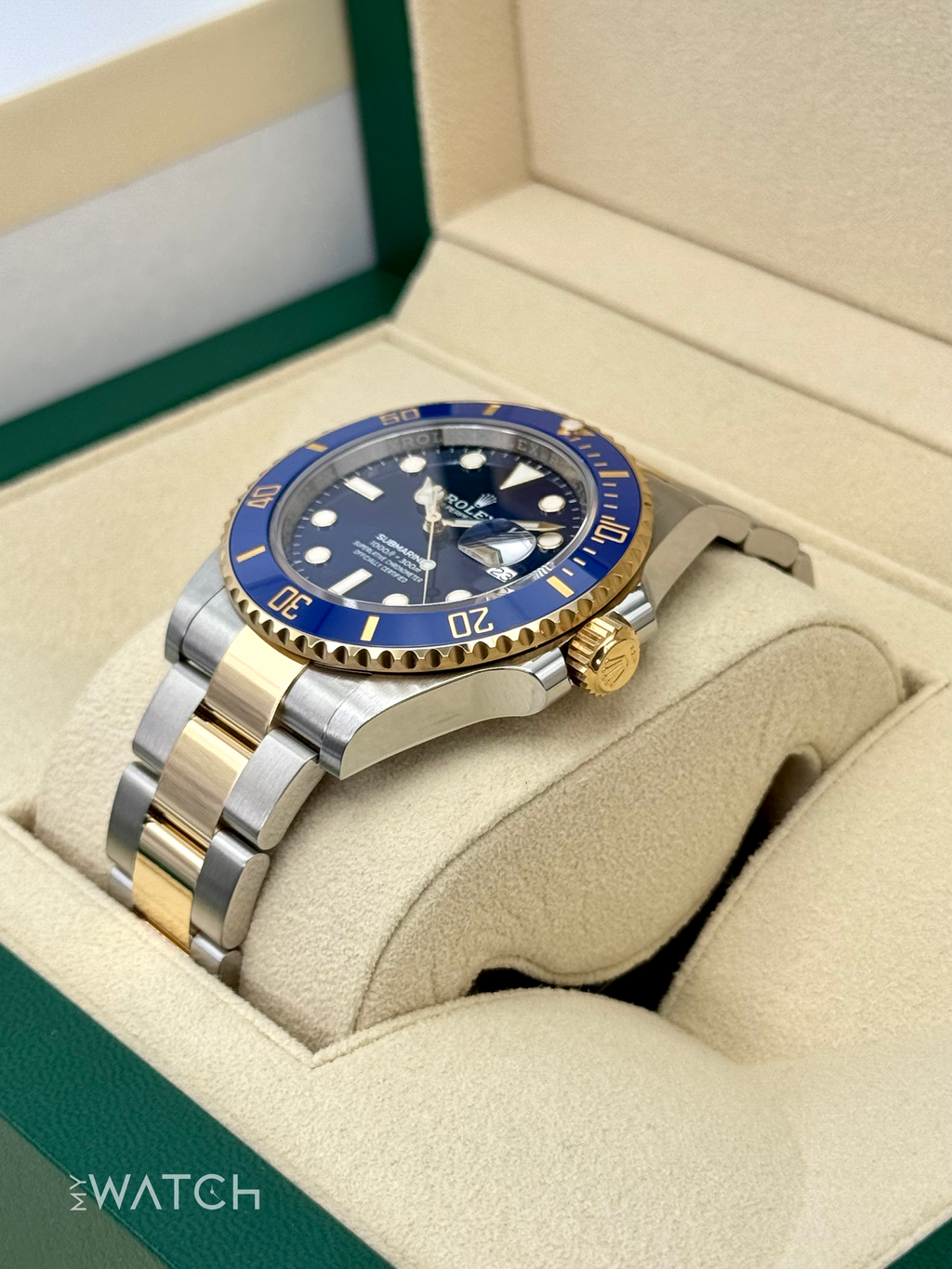 2021 Rolex Submariner "Bluesy" 41mm 126613LB Two-Tone Blue Dial