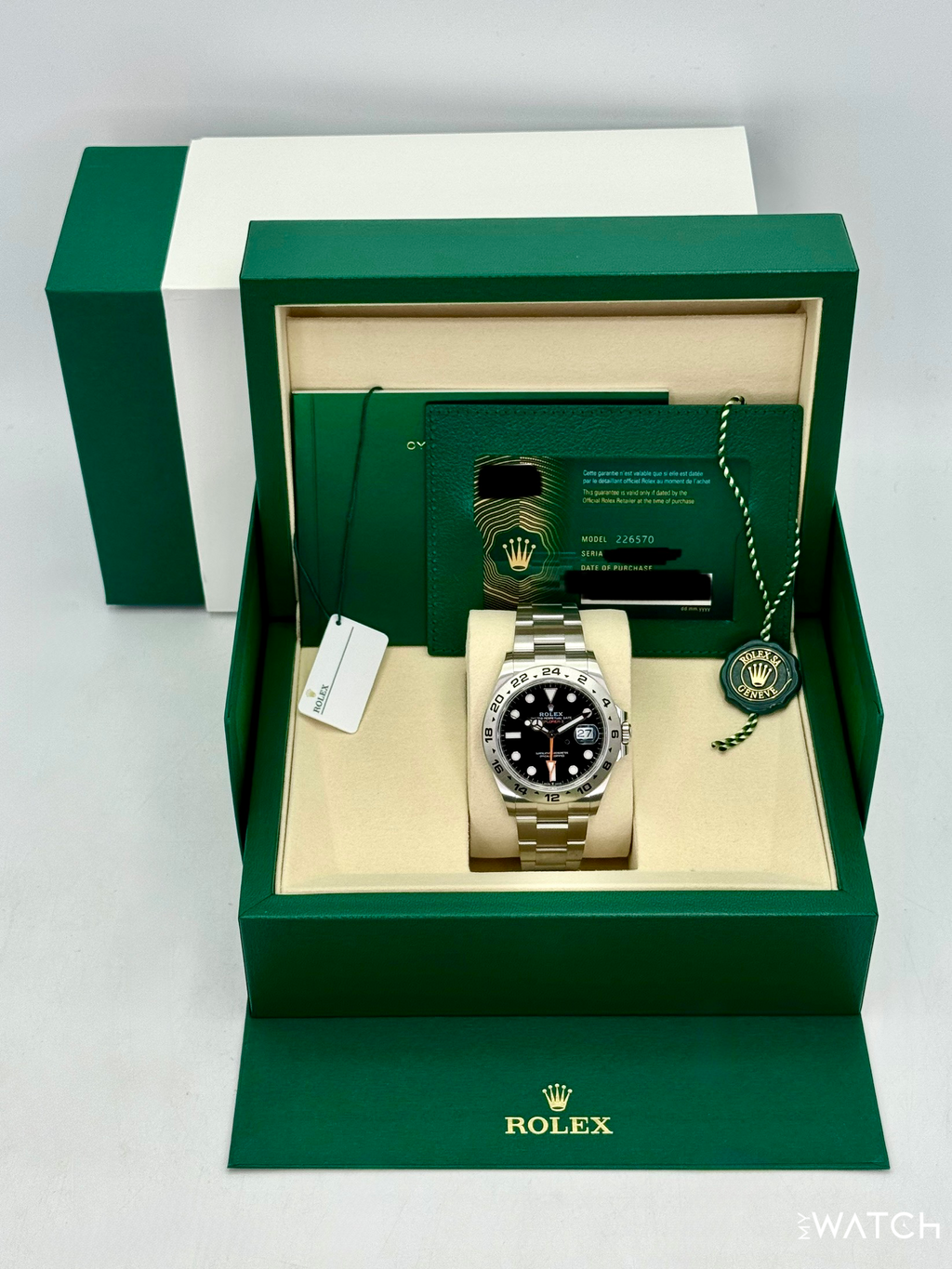 NEW 2026 Rolex Explorer II 42mm 226570 Stainless Steel Black Dial