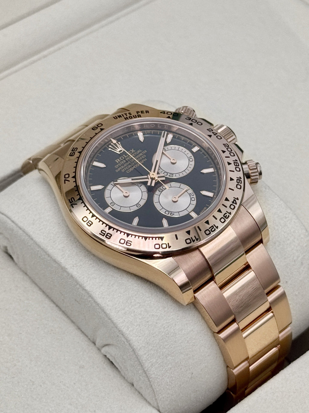 2026 Rolex Daytona 40mm 126505 Rose Gold Black Dial