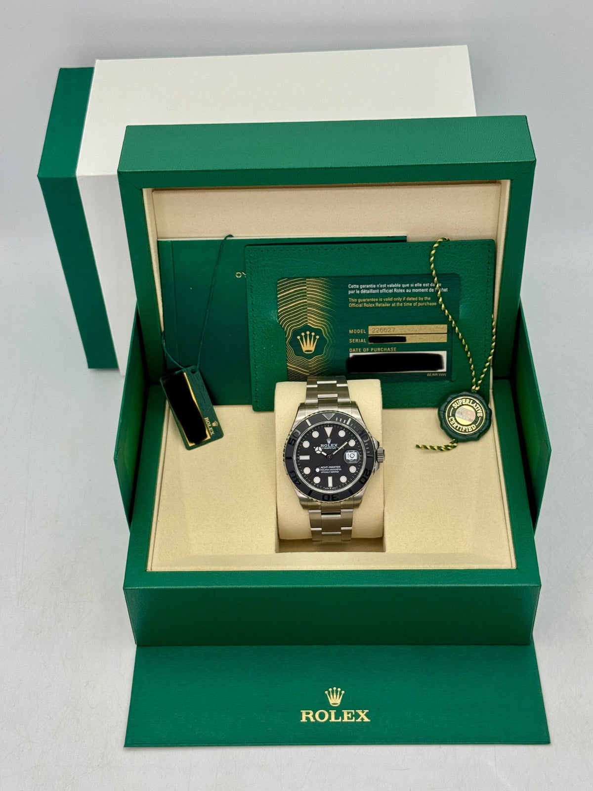 NEW 2026 Rolex Yacht-Master 42mm 226627 Titanium (NEW STYLE CARD)
