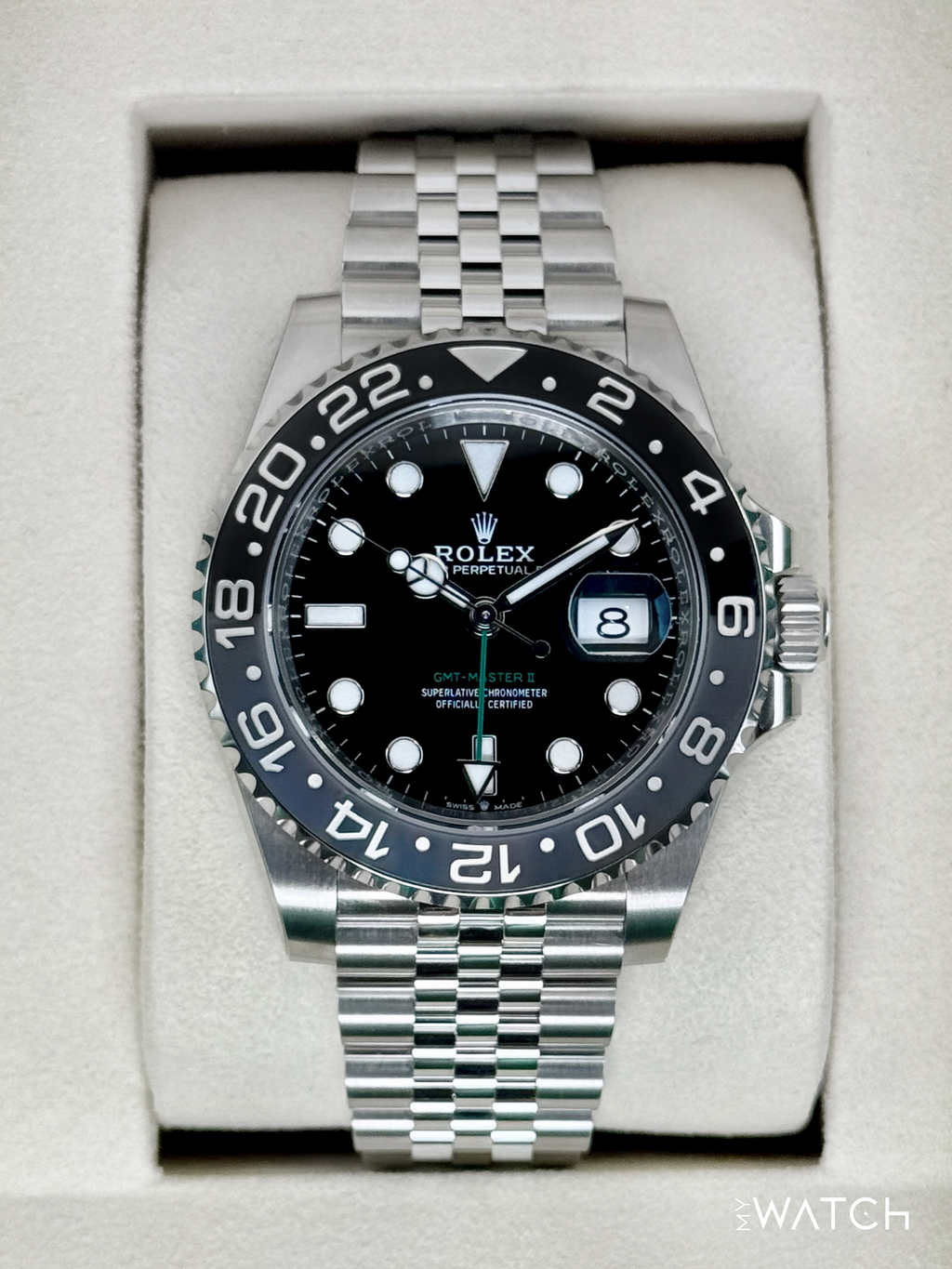 NEW 2025 Rolex GMT-Master II "Bruce Wayne" 40mm 126710GRNR Jubilee (STICKERED)