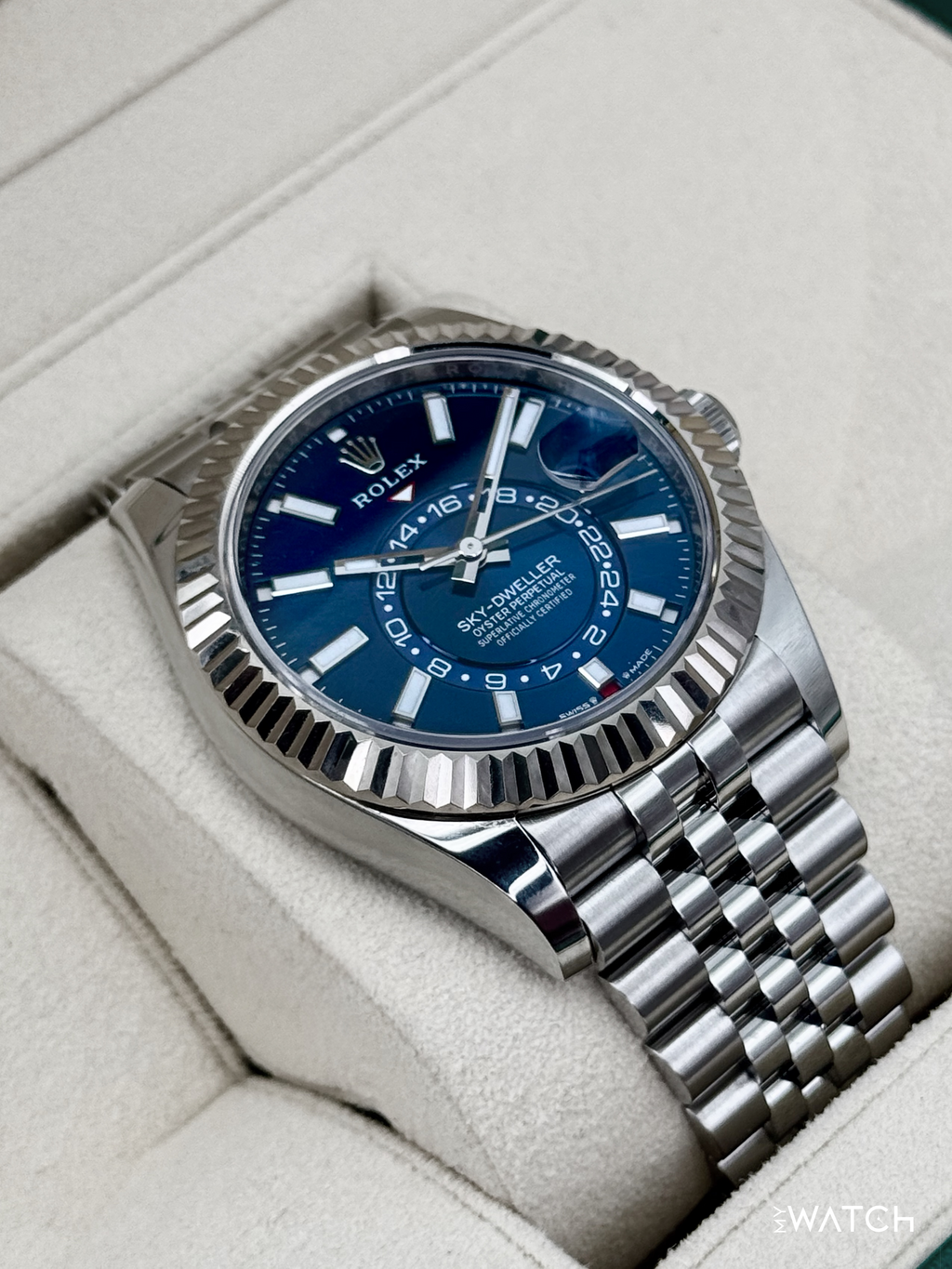 2024 Rolex Sky-Dweller 42mm 336934 Jubilee Blue Dial