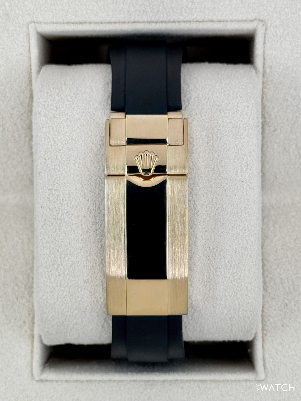 2022 Rolex Yacht-Master 42mm 226658 Gold Oysterflex Black Dial