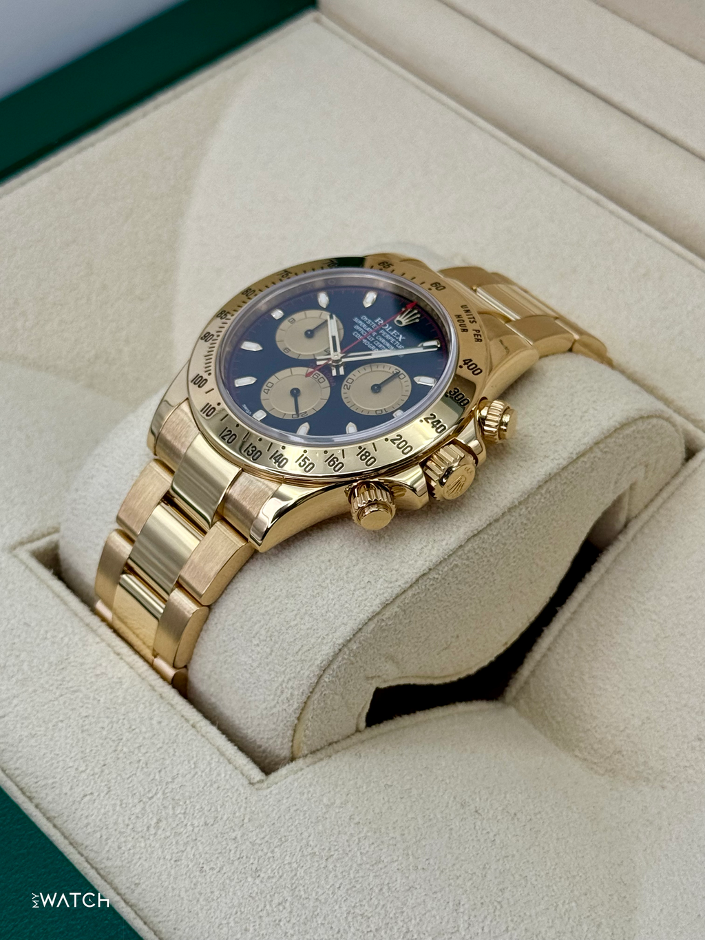 2015 Rolex Daytona "Paul Newman" 40mm 116528 Yellow Gold Black Dial