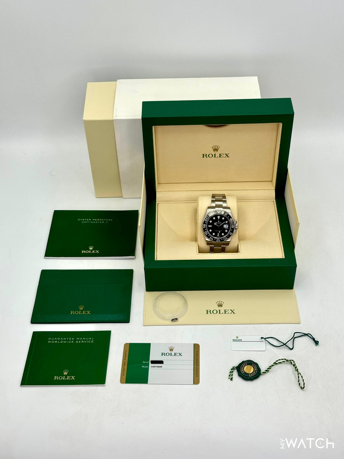 NEW OLD STOCK 2019 Rolex GMT-Master II 40mm 116710LN Stainless Steel Black Dial (STICKERED)