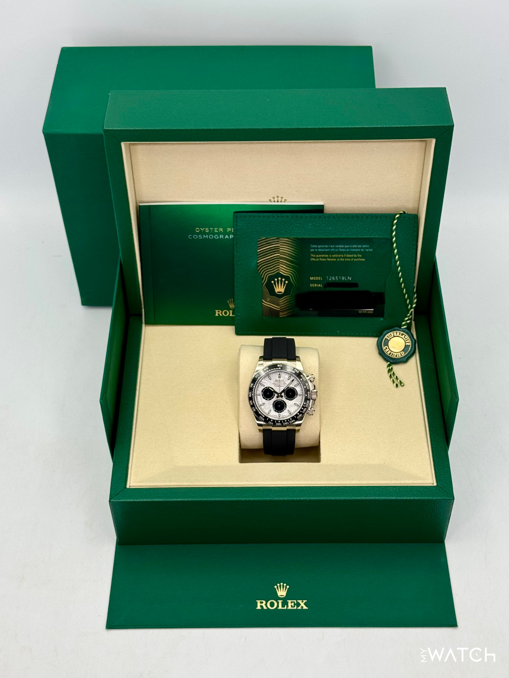 NEW 2026 Rolex Daytona 40mm 126519LN White Gold Oysterflex Meteorite Dial