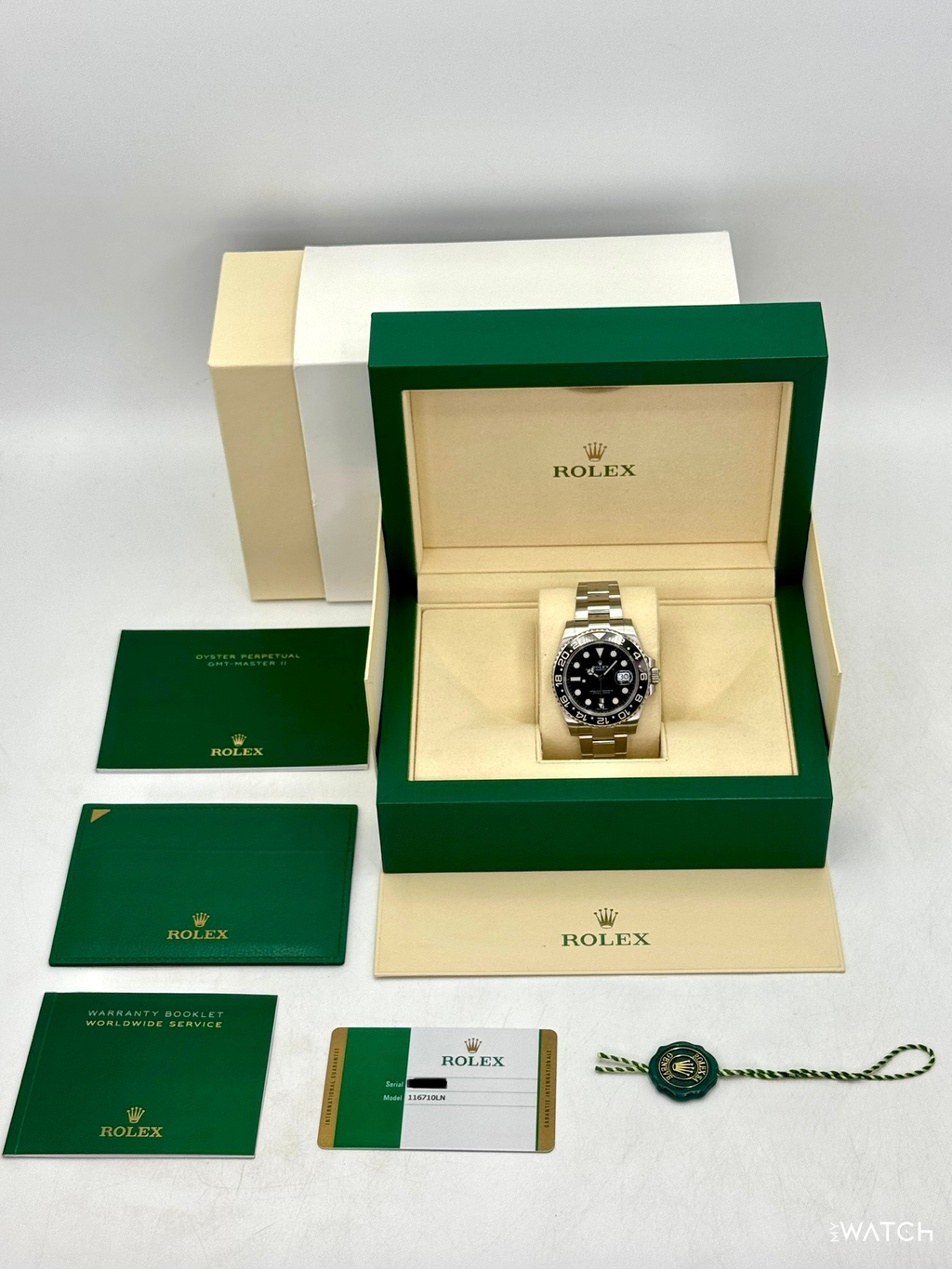2019 Rolex GMT-Master II 40mm 116710LN Stainless Steel Black Dial
