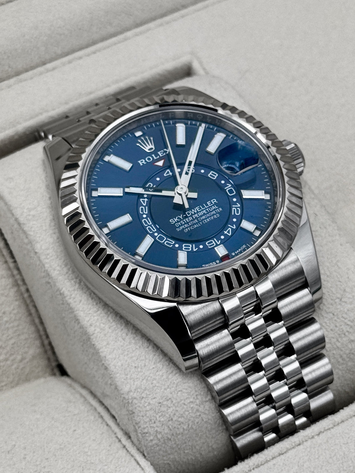 2024 Rolex Sky-Dweller 42mm 336934 Jubilee Blue Dial