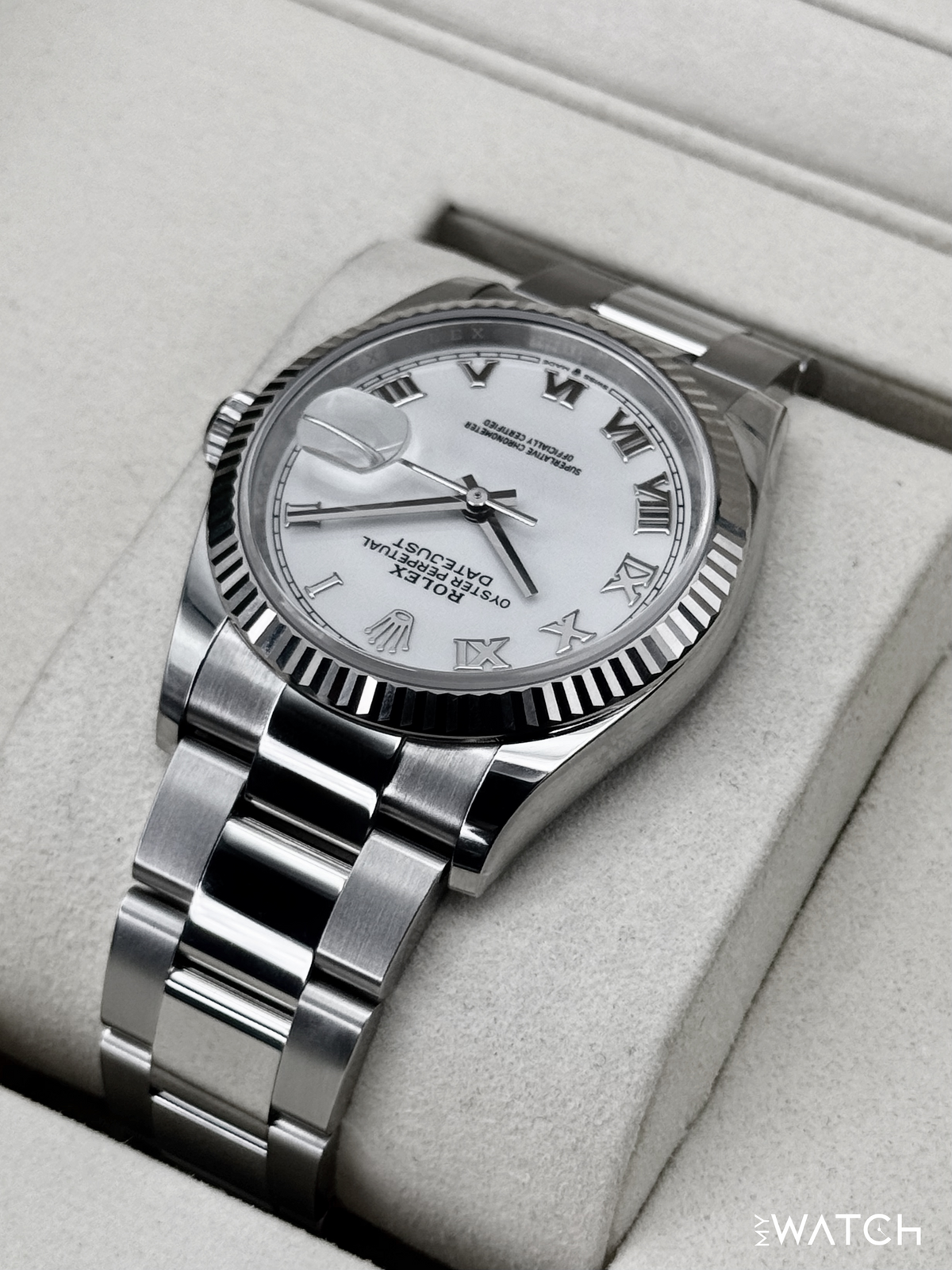 NEW 2026 Rolex Datejust 36mm 126234 Stainless Steel Oyster White Dial