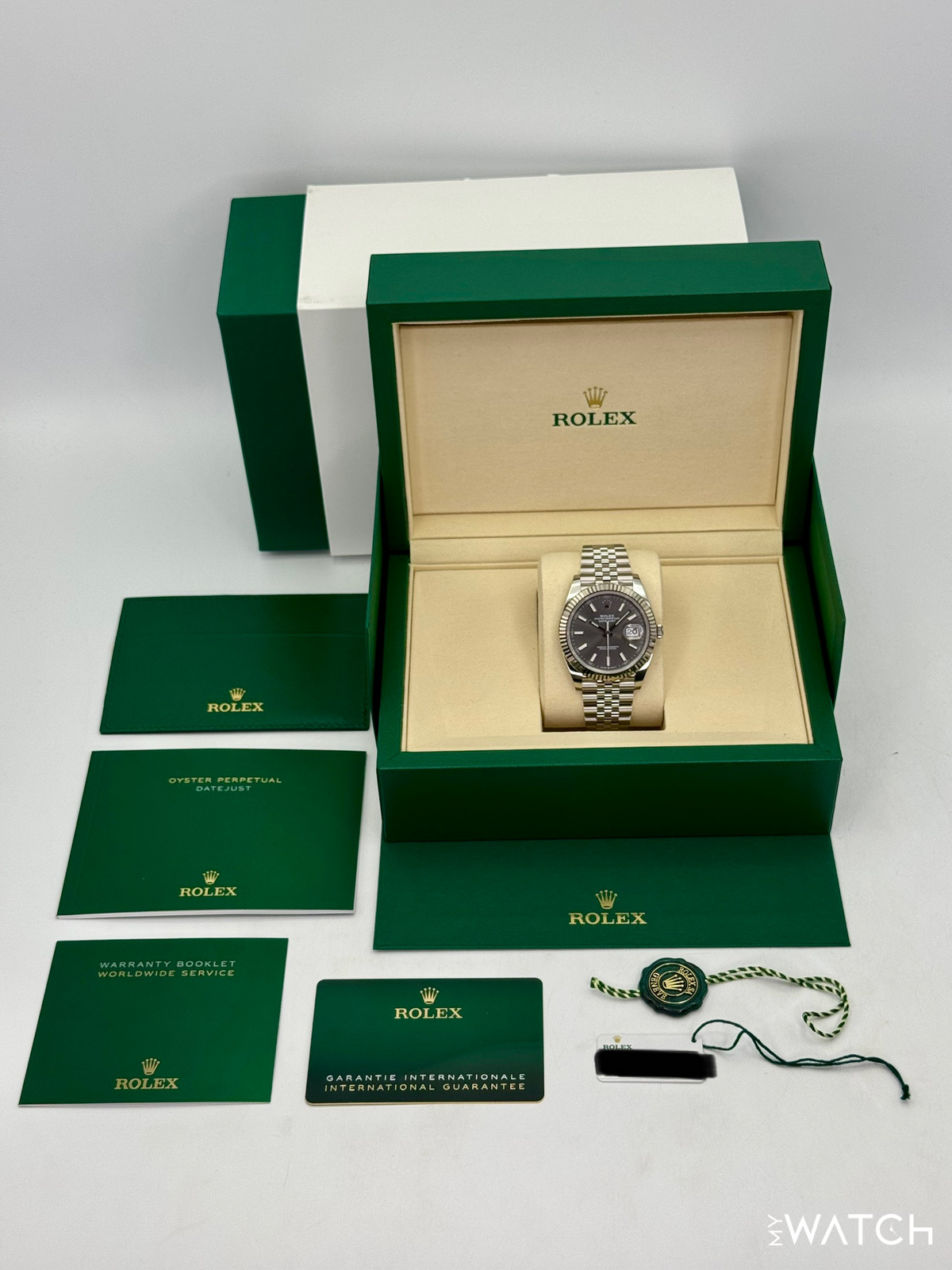 NEW 2025 Rolex Datejust 41mm 126334 Stainless Steel Jubilee Rhodium Dial