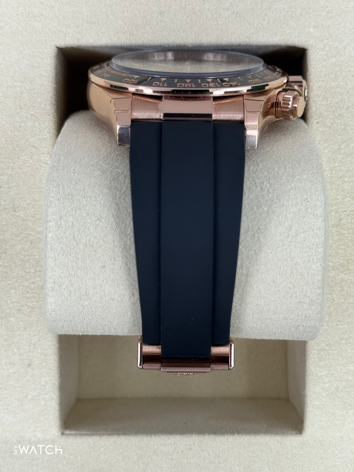 NEW 2025 Rolex Daytona 40mm 126515LN Rose Gold Oysterflex Black Dial (STICKERED)