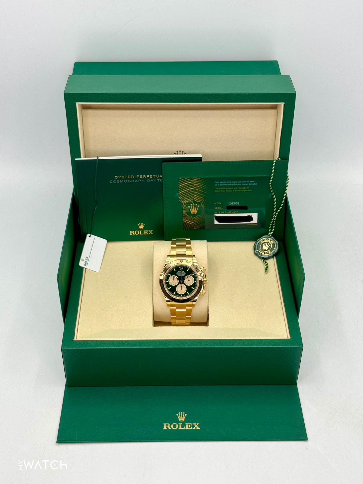 NEW 2026 Rolex Daytona "John Mayer" 40mm 126508 Yellow Gold Green Dial