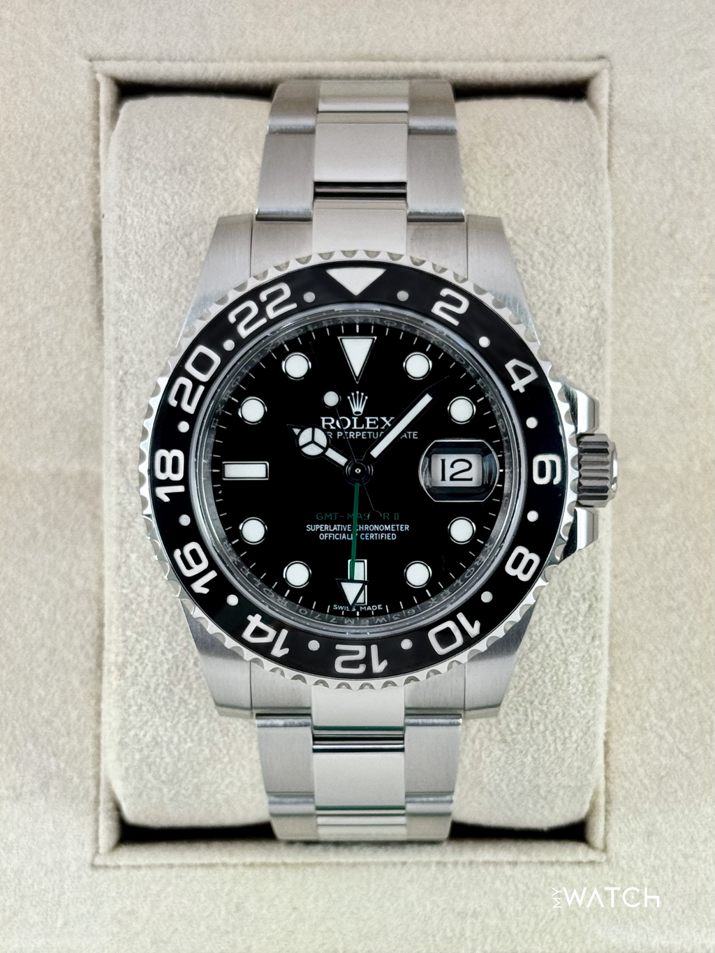 2017 Rolex GMT-Master II 40mm 116710LN Stainless Steel Black Dial (with RSC)