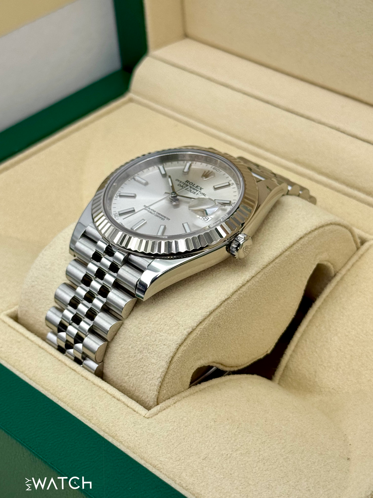 2017 Rolex Datejust 41mm 126334 Stainless Steel Jubilee Silver Dial