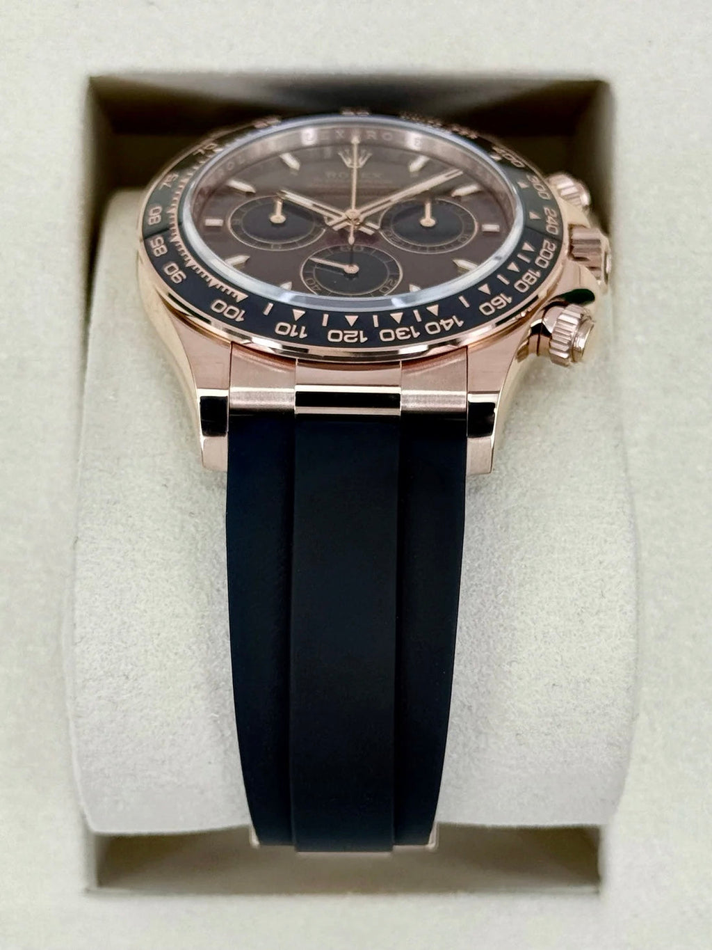 NEW 2026 Rolex Daytona 40mm 126515LN Rose Gold Oysterflex Chocolate Dial