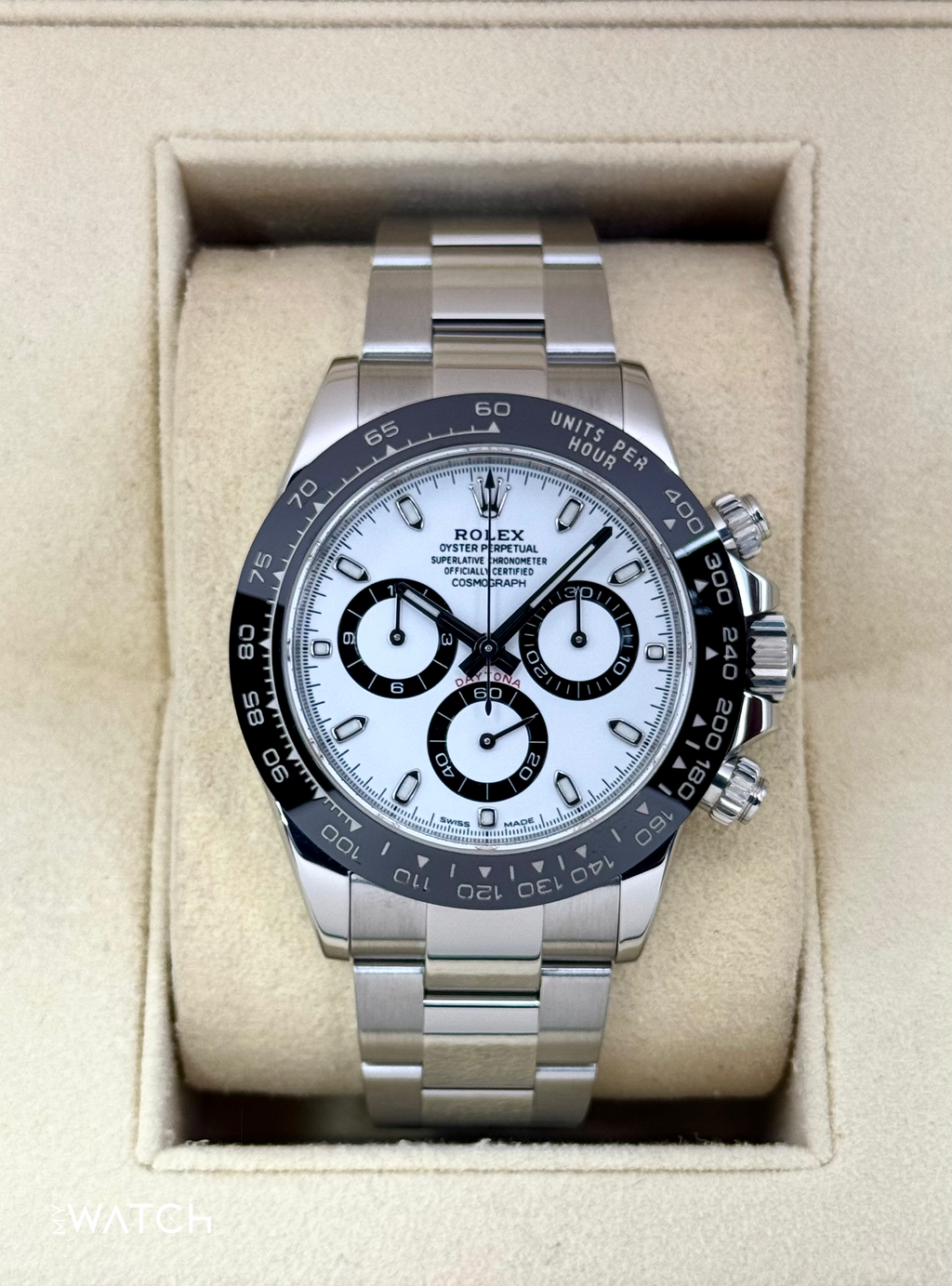 2019 Rolex Daytona 40mm 116500LN Stainless Steel Panda Dial