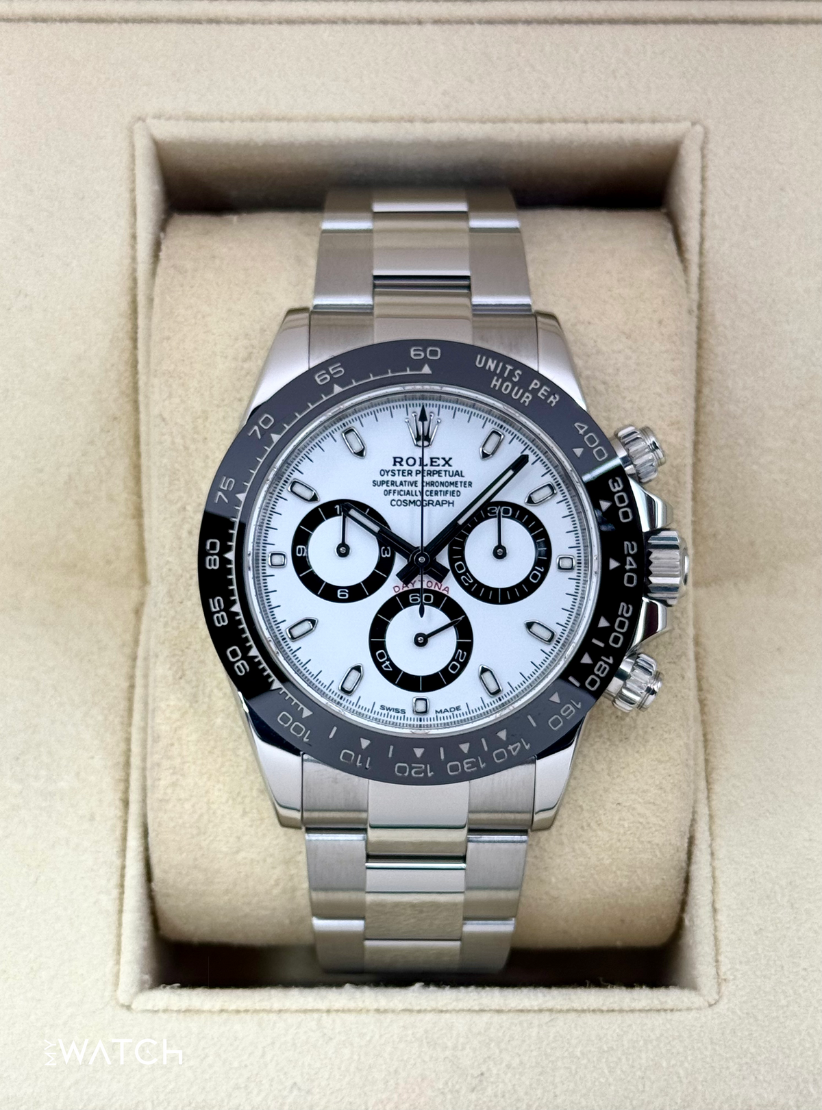 2019 Rolex Daytona 40mm 116500LN Stainless Steel Panda Dial
