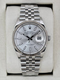 NEW 2026 Rolex Datejust 36mm 126234 Stainless Steel Jubilee Silver Dial