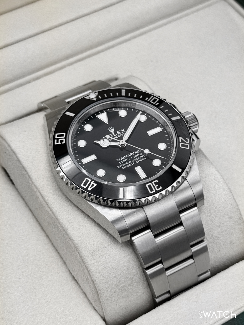 2025 Rolex Submariner 41mm 124060 Stainless Steel Black Dial