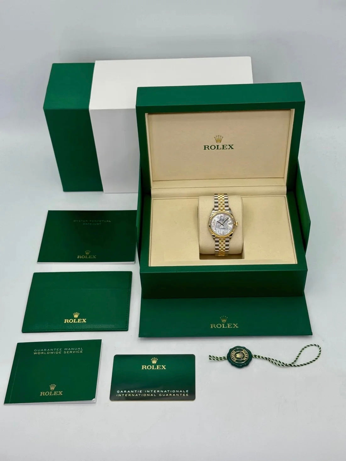 NEW 2026 Rolex Datejust 31mm 278273 Jubilee Mother of Pearl Diamond Dial