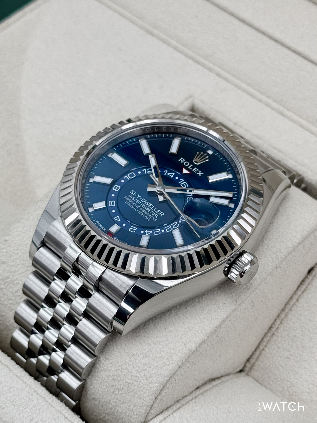 2024 Rolex Sky-Dweller 42mm 336934 Jubilee Blue Dial