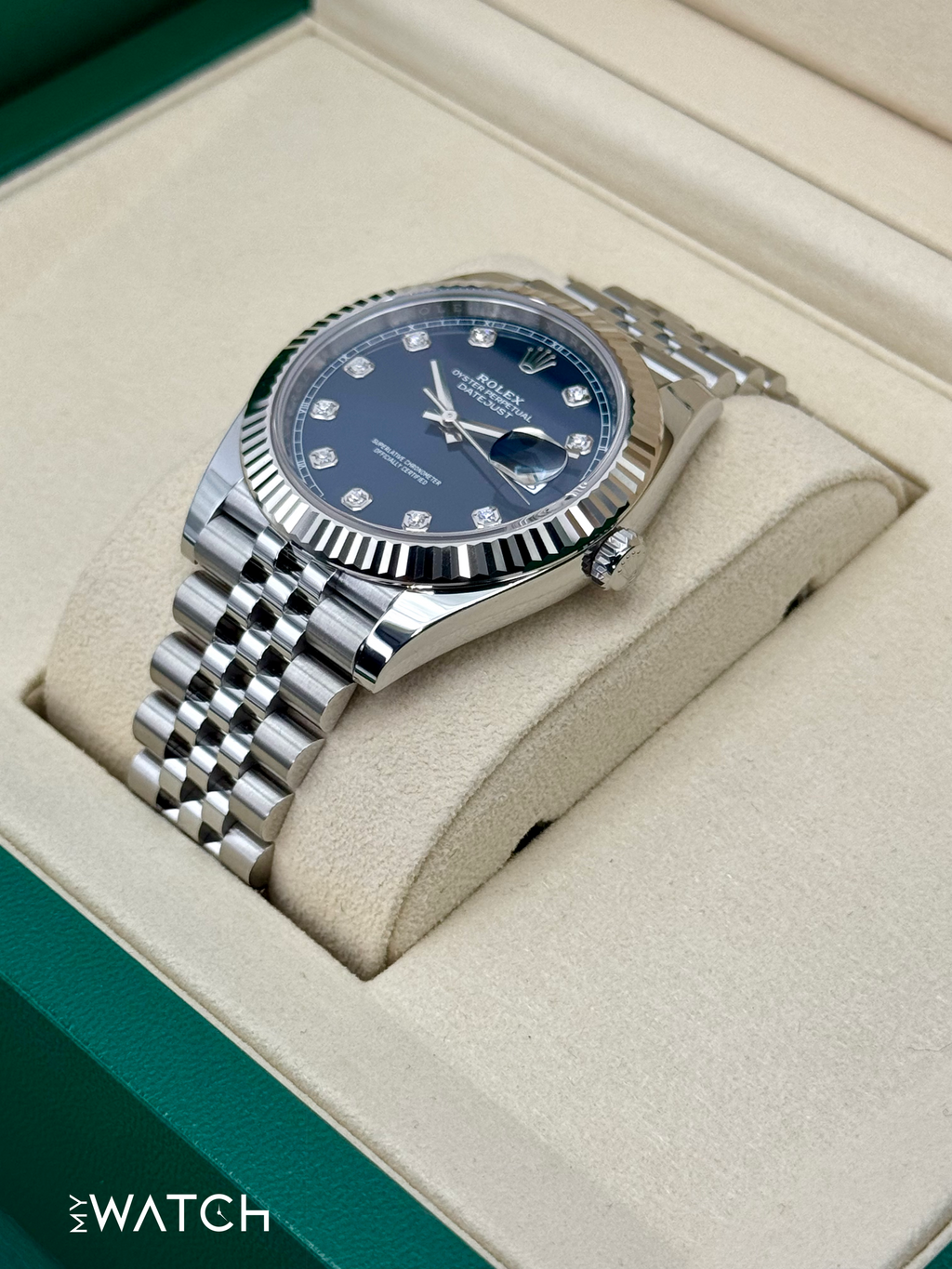 NEW 2026 Rolex Datejust 41mm 126334 Stainless Steel Jubilee Blue Diamond Dial