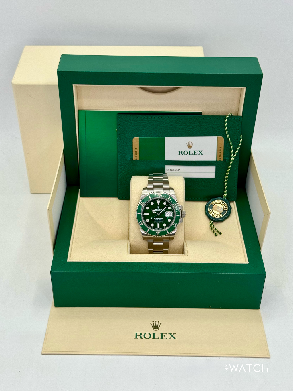 2018 Rolex Submariner “Hulk” 40mm 116610LV Green Dial