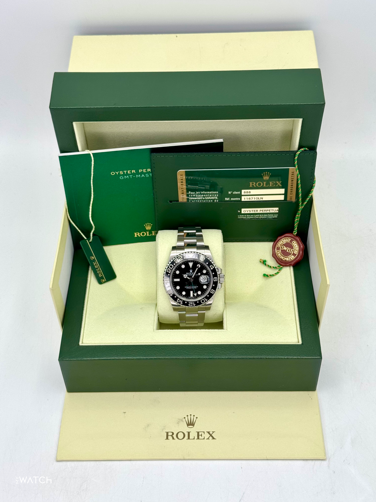 2013 Rolex GMT-Master II 40mm 116710LN Stainless Steel Black Dial