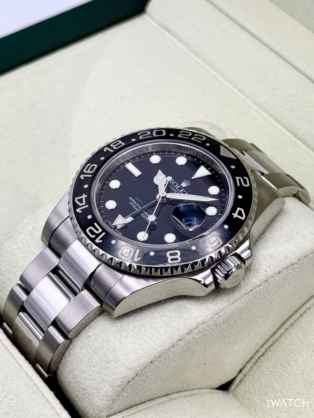 2008 Rolex GMT-Master II 40mm 116710LN Stainless Steel Black Dial