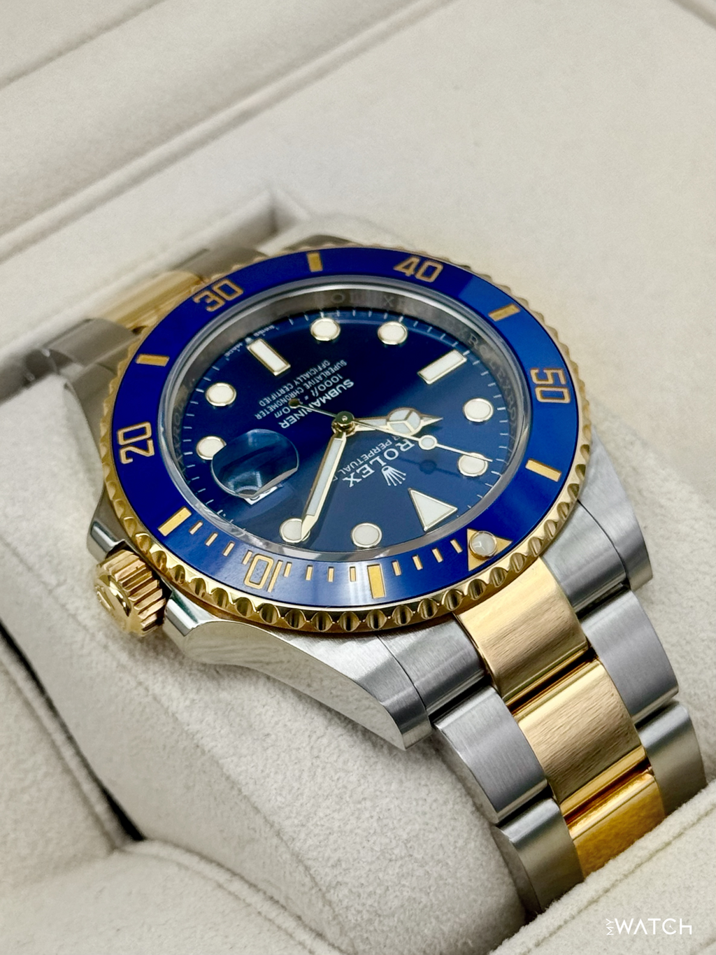 2021 Rolex Submariner "Bluesy" 41mm 126613LB Two-Tone Blue Dial