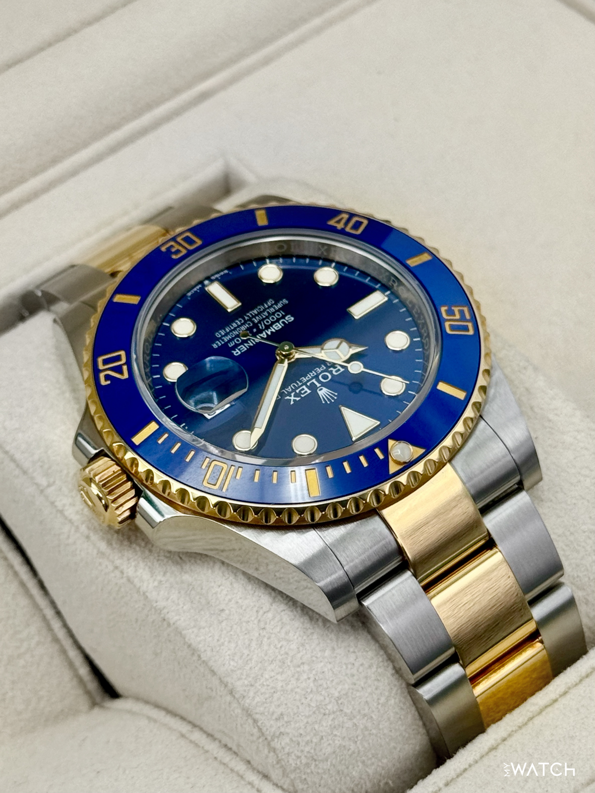 2021 Rolex Submariner "Bluesy" 41mm 126613LB Two-Tone Blue Dial