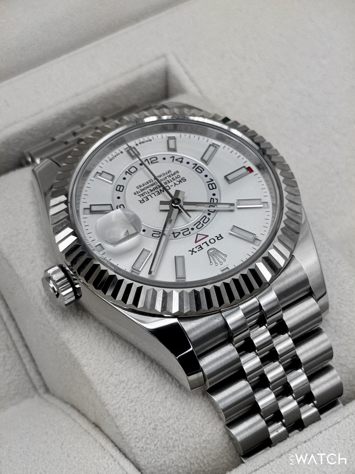 2023 Rolex Sky-Dweller 42mm 336934 Jubilee White Dial