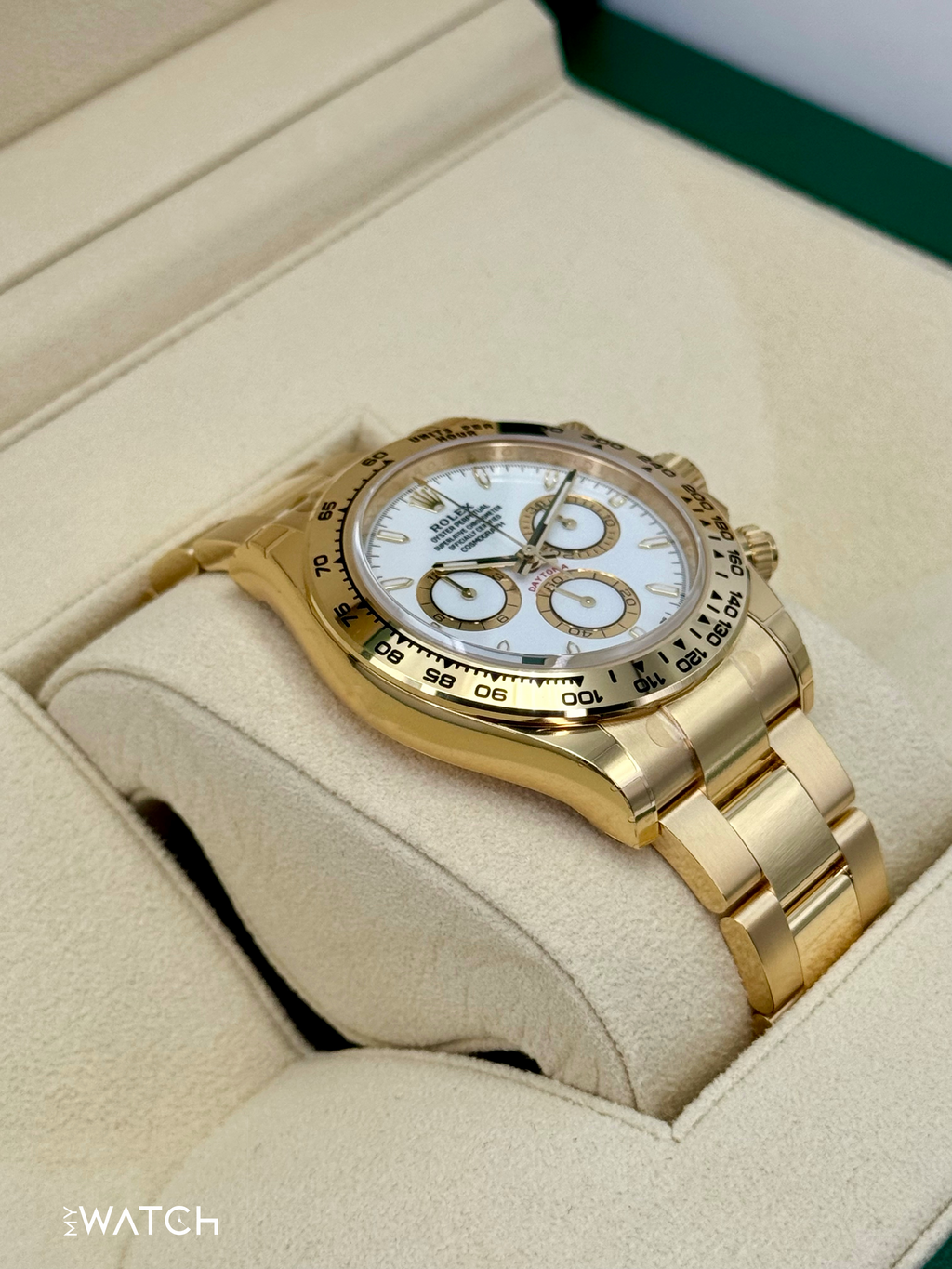 NEW 2025 Rolex Daytona 40mm 126508 18K Yellow Gold White Dial