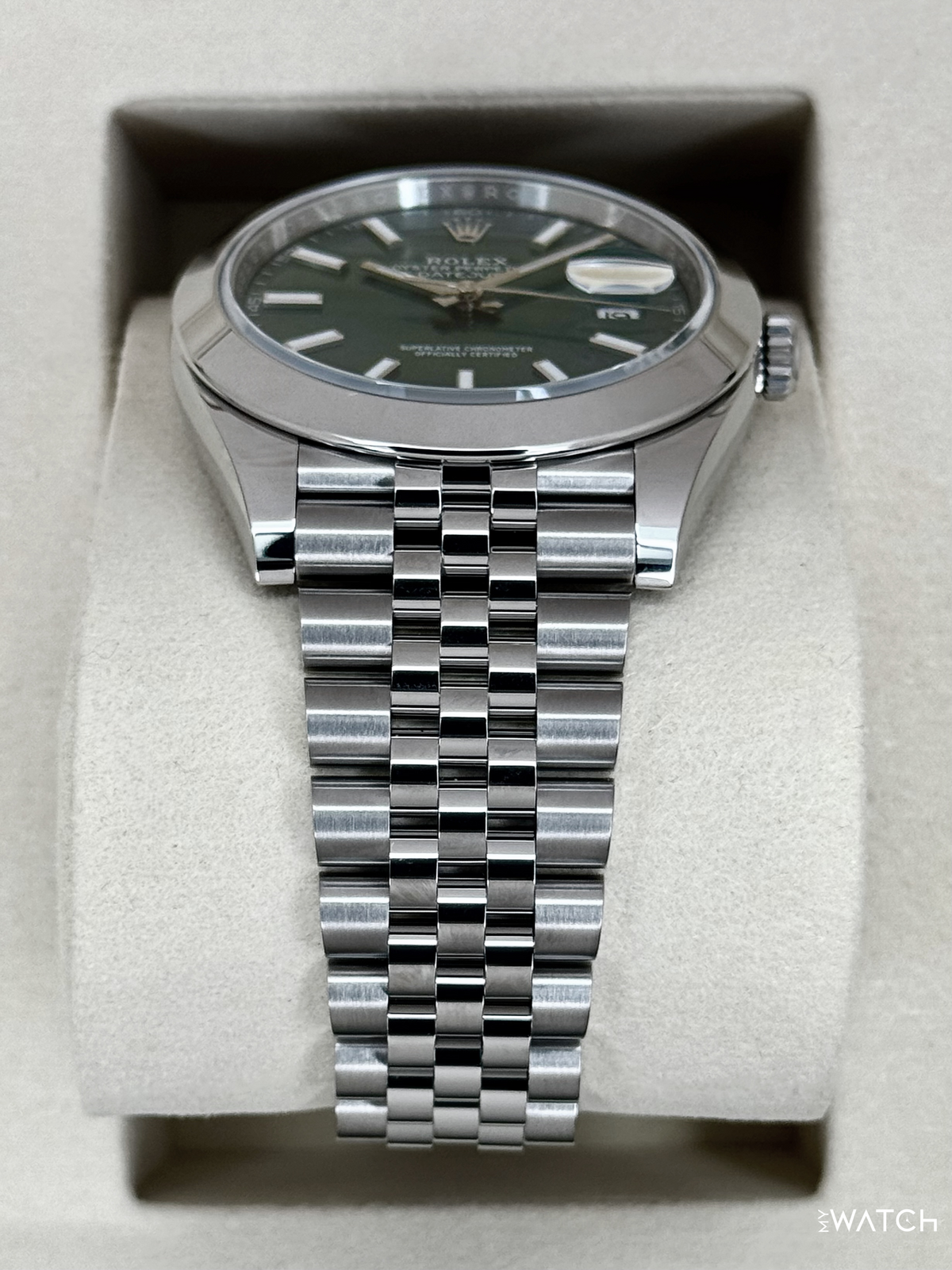 NEW 2026 Rolex Datejust 41mm 126300 Stainless Steel Jubilee Green Dial
