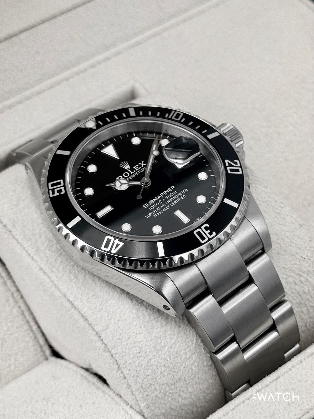 2023 CPO Rolex Submariner 40mm 16610 Stainless Steel Black Dial (CPO)