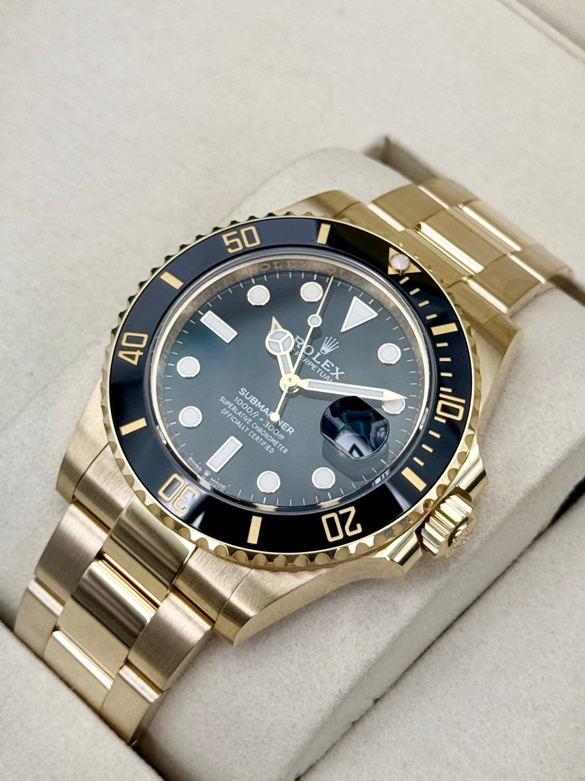 2026 Rolex Submariner 41mm 126618LN Yellow Gold Black Dial